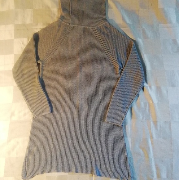 Melanie Lyne grey cotton viscose long sweater M - Picture 3 of 5